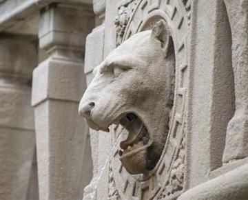 lion head fountain